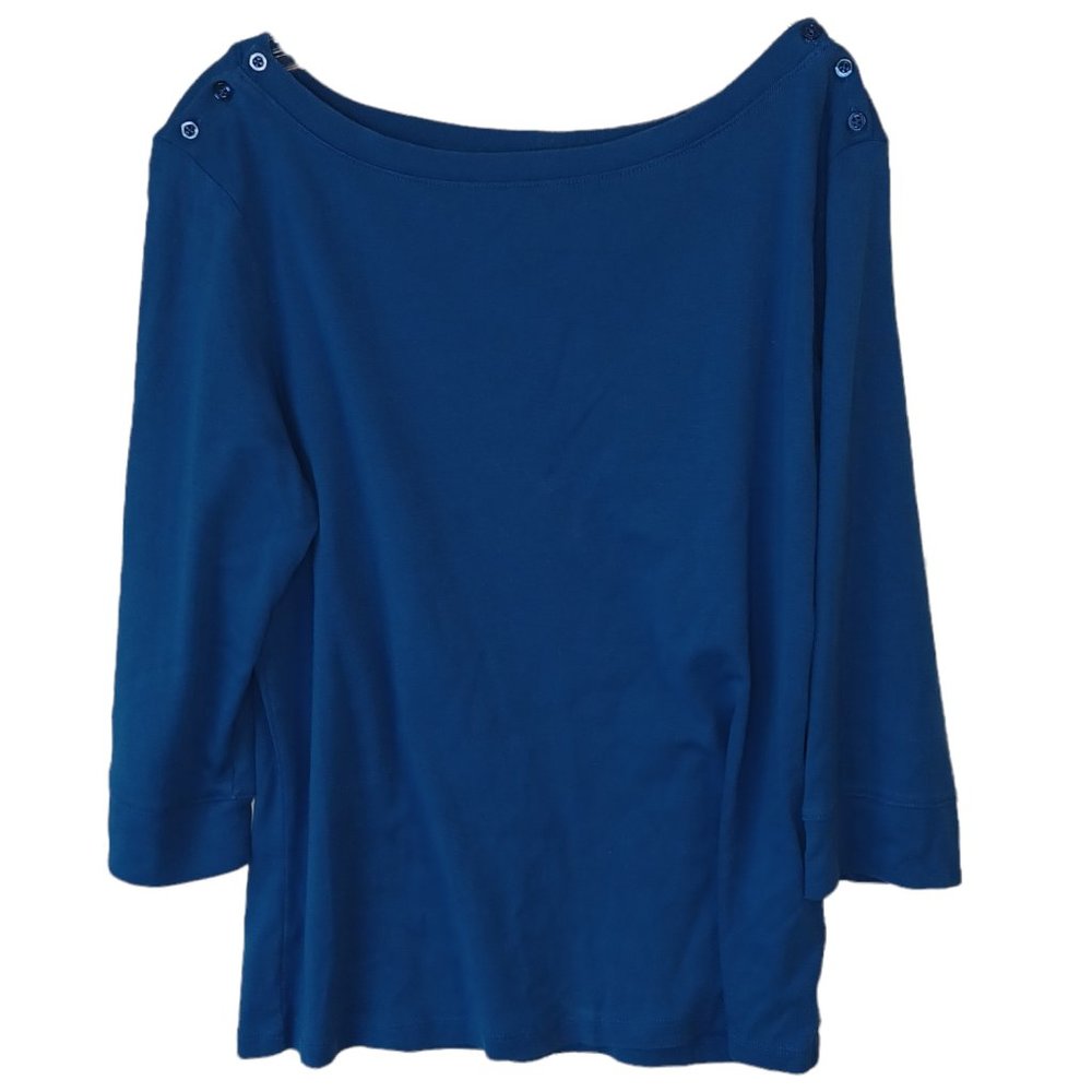 Jones New York Sport Blue Top Size XL